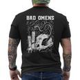 Bad Omen Snake And Skull Bad Omen T-Shirt mit Rückendruck