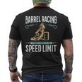 Barrel Racing Where There Is No Speed Limit Racer Men's T-shirt Back Print