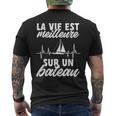 Bateau Àoile Bateaux Laie Est Meilleure Sur Un Bateau T-shirt imprimé au dos