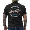Bay Ridge Brooklyn New York Retro Vintage Graphic Men's T-shirt Back Print