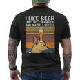 Beer Chihuahua 3 People Chiwawa Pet Drinking Dog Lover Men's T-shirt Back Print