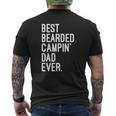 Best Bearded Campin' Dad Ever Outdoor Camping Life Mens Back Print T-shirt