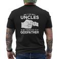 Only The Best Uncles Get Promoted To Godfathers Mens Back Print T-shirt