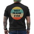 Bester Frank Vintage Design Kurzärmliges Herren-T-Kurzärmliges Herren-T-Shirt, Retro Stil Tee