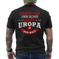 Bester Uropa Der Welt T-Shirt mit Rückendruck