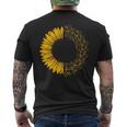 Bicycle Sunflower Bike Lover Biking Cycle Men's T-shirt Back Print