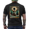 Bigfoot Total Solar Eclipse 2024 Vermont Sasquatch Vintage Men's T-shirt Back Print
