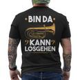 Bin Da Kann Losgehen Blow Music Bass Tubist B Tuba S T-Shirt mit Rückendruck