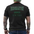 Binghamton New York Ny Vintage Athletic Sports Men's T-shirt Back Print
