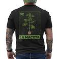 Bingo Spanish Cannabis Mexican Lottery La Maceta Themed Men's T-shirt Back Print