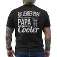 Bio Lehrer Papa Spruch Sportlehrer Gymnasium Lehrerin T-Shirt mit Rückendruck