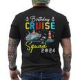 Birthday Cruise Squad 2024 Matching Cruise Ship Birthday Men's T-shirt Back Print