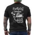 Birthday Cruise Squad 2024 Trip Holiday Family Matching Men's T-shirt Back Print