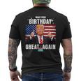Make Your Birthday Great Again Trump Fan Birthday Men's T-shirt Back Print
