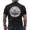 Blackbeard's Bar And Grill Men's T-shirt Back Print