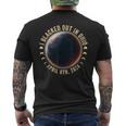 I Blacked Out In Ohio Total Solar Eclipse April 8Th 2024 Men's T-shirt Back Print