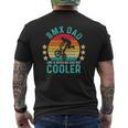 Bmx Dad Like A Regular Dad But Cooler Vintage Mens Back Print T-shirt