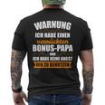 Bonus Papa Bonuspapa Stiefvater Bonusater Geschenk T-Shirt mit Rückendruck