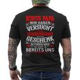 Bonuspapa Best Stepdad Stepdad Bonus Dad T-Shirt mit Rückendruck