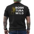 Born Tuba Wild Lustiges Bass T-Shirt mit Rückendruck