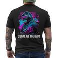 Come At Me Bro Gorilla Vr Gamer Virtual Reality Player Men's T-shirt Back Print