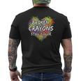 Broken Crayons Still Color Colorful Mental Health Awareness Men's T-shirt Back Print
