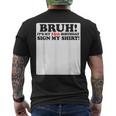 Bruh It's My 15Th Birthday Sign My 15 Years Old Party Men's T-shirt Back Print
