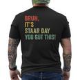 Bruh It’S Staar Day You Got This Testing Day Teacher Men's T-shirt Back Print