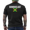 Bumboclaat Jamaican Slang Heritage Flag Men's T-shirt Back Print