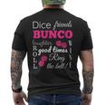 Bunco Dice Good Times Men's T-shirt Back Print