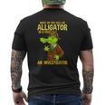 What Do You Call An Alligator In A Vest Dad Joke Mens Back Print T-shirt