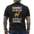 Camel T-Shirt mit Rückendruck