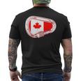 Canada Flag Climbing Carabiner Men's T-shirt Back Print
