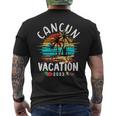 Cancun Mexico Vacation 2023 Matching Family Group Mens Back Print T-shirt
