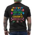I Can't Keep Calm It's My Cousin Birthday Men's T-shirt Back Print