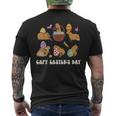 Capy Easter Day Capybara Hunt Eggs Men's T-shirt Back Print
