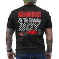 Car Racing Granddad Of The Birthday Boy Formula Race Car Men's T-shirt Back Print