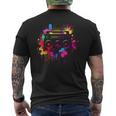 Cassette 90S Outfit Retro Vintage 80S Party Men's T-shirt Back Print