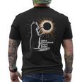 Cat Solar Eclipse Cleveland 8 April 2024 Souvenir Men's T-shirt Back Print