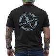 Certified Scuba Diver Mens Back Print T-shirt