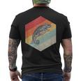 Chameleon Chameleon Retrointage Lizard T-Shirt mit Rückendruck