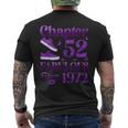 Chapter 52 Fabulous Since 1972 52Nd Birthday For Women Men's T-shirt Back Print