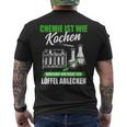 Chemie Ist Wie Kochen Chemiker Laboratory T-Shirt mit Rückendruck