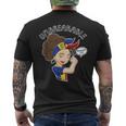 Chica Rumana I Bandera Rumana I Rumanía Camiseta Hombre Estampado Espalda