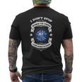 Chicago Police Department I Do Not Stop When I Am Tired Mens Back Print T-shirt
