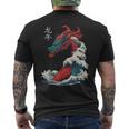 Chinese New Year 2024 Dragon Great Wave Year Of The Dragon Men's T-shirt Back Print