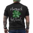Christian St Patrick's Day Religious Faith Inspirational Men's T-shirt Back Print
