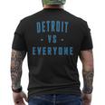 City Hometown Football Pride Detroit Vs Everyone Mens Back Print T-shirt