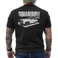 Classic 1986 Square Body C10 Truck Old School Vintage Truck Men's T-shirt Back Print