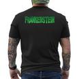 Classic Frankenstein Vintage Horror Movie Monster Graphic Men's T-shirt Back Print